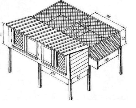 20 do-it-yourself drawings with the dimensions of rabbit cages and assembly video