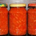 Recettes pour la mise en conserve des haricots à la tomate pour l'hiver comme au magasin