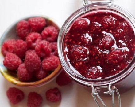 3 simple recipes for making raspberry jam without cooking for the winter