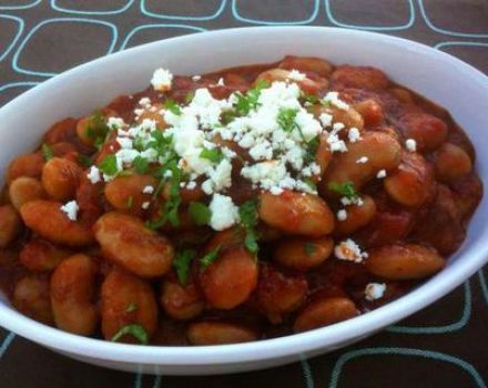 Recetas de refrigerios de frijoles griegos de invierno