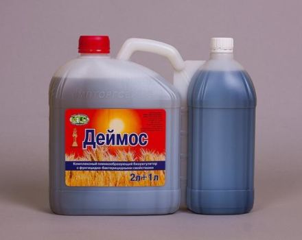 Instructions pour l'utilisation de l'herbicide Deimos et taux de consommation de désherbage