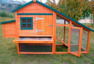 Instructions for making a mobile chicken coop with your own hands