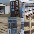 Schemes and drawings of sheds for rabbits, instructions for making your own hands