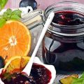 A simple recipe for making plum jam with orange for the winter