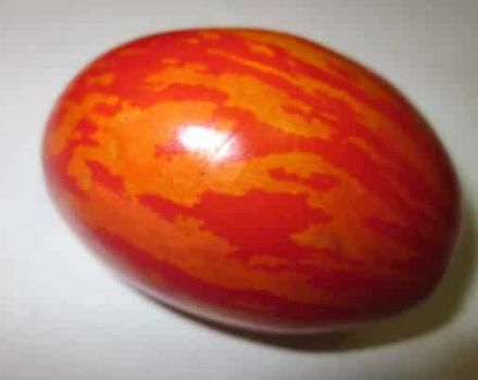 Characteristics and description of the tomato variety Easter egg