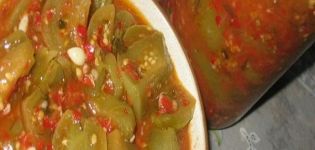 Receta paso a paso de tomates verdes en tomate para el invierno.