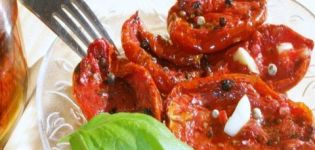 Recetas para cosechar tomates secados al sol para el invierno de Julia Vysotskaya