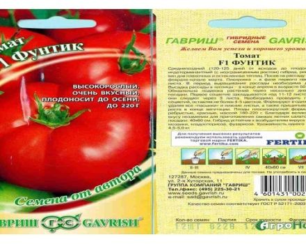 Description de la variété de tomate Funtik, ses caractéristiques et sa productivité