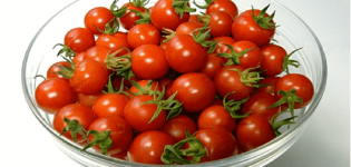 Description de la variété de tomate cerise rouge, ses caractéristiques et sa productivité