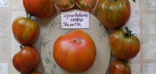 Description du cœur rouillé de la variété de tomate Everett et ses caractéristiques