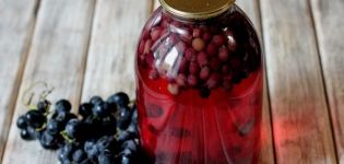 Recettes simples pour faire de la compote de raisin pour l'hiver à la maison dans un pot de 3 litres