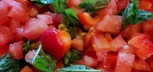 Recettes étape par étape pour mariner les tomates à la menthe pour l'hiver