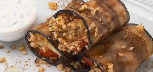 Recipes for making eggplant rolls for the winter