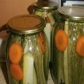 Recipes for canning zucchini in mustard filling for the winter