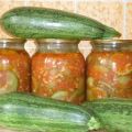 Une délicieuse recette pour cuisiner des courgettes avec sauce satsebeli pour l'hiver