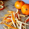 2 quick recipes for candied tangerine peels at home