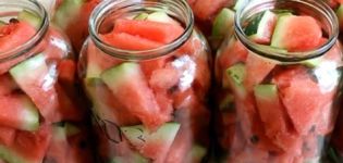 Recipes for canning watermelons for the winter without sterilization