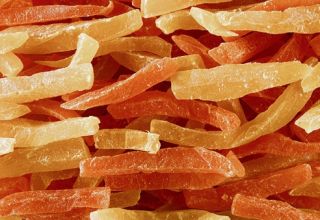 Simple and quick recipes for making candied fruits from watermelon peels at home