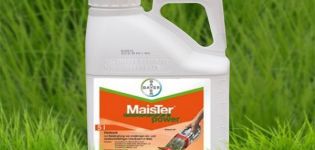 คำแนะนำในการใช้ Meister Power องค์ประกอบและอัตราการบริโภคของสารกำจัดวัชพืช