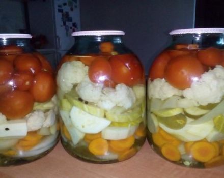 The best recipe for rolling from a vegetable platter - cucumbers, tomatoes and zucchini for the winter