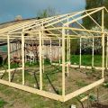 How to make a greenhouse for cucumbers from scrap materials with your own hands