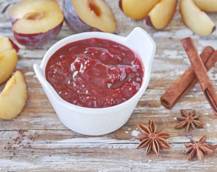 A simple recipe for pitted plum jam for the winter