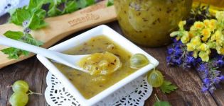 La receta original para hacer mermelada de grosella espinosa con menta para el invierno.