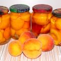 TOP 4 recipes, how easy it is to pickle peaches in syrup for the winter