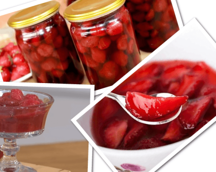 10 recipes for thick strawberry jam with whole berries for the winter