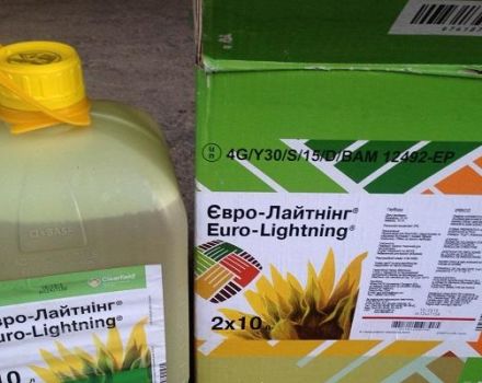 Descripción e instrucciones de uso del herbicida Eurolighting