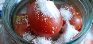 Recettes pour mariner les tomates avec de l'acide citrique pour l'hiver