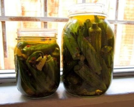 La mejor receta para hacer okra en escabeche para el invierno.