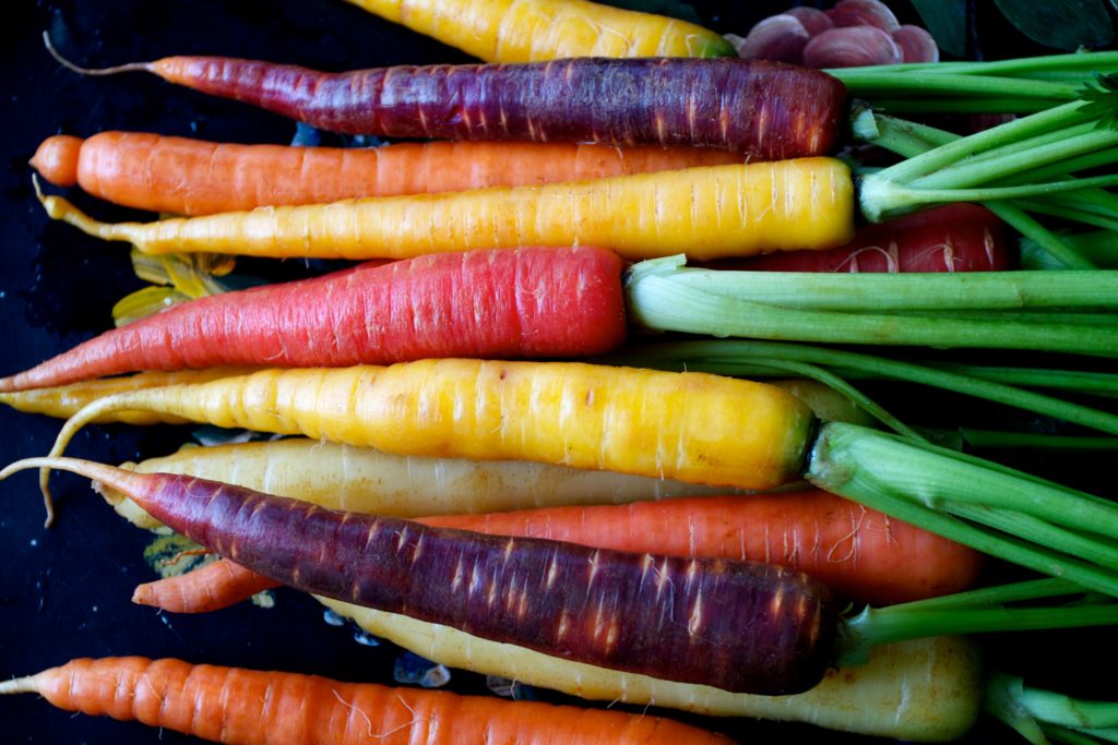 multicolored carrot