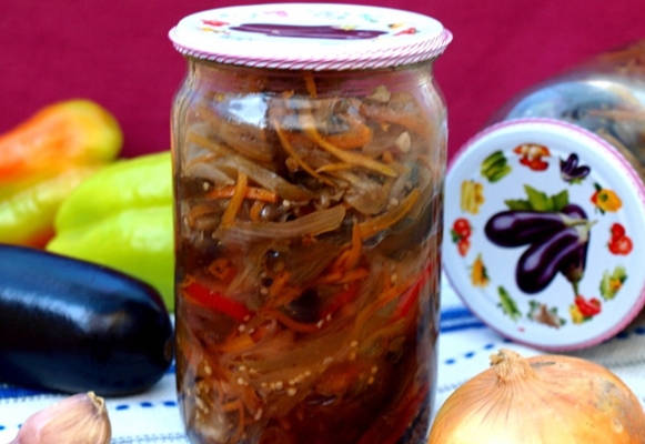 can of eggplant in Korean