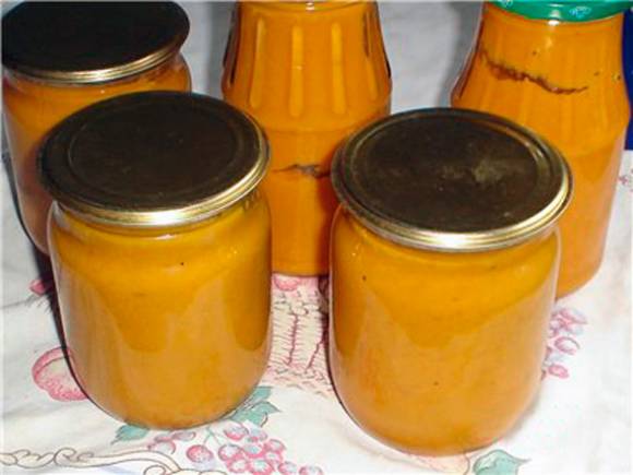 puré de calabaza