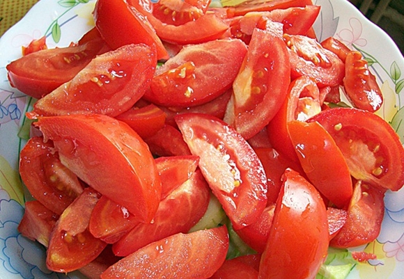 salade de tomates