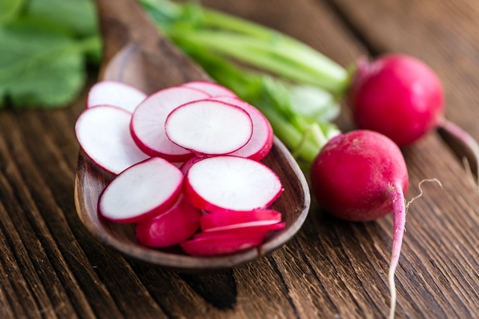 chopped radish