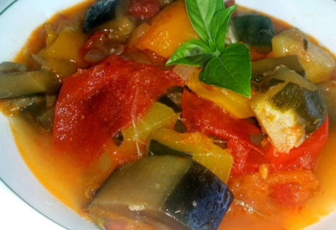 ratatouille en un cuenco