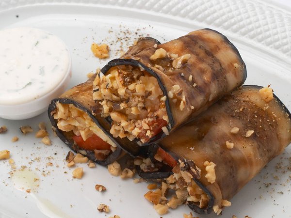 eggplant with nuts