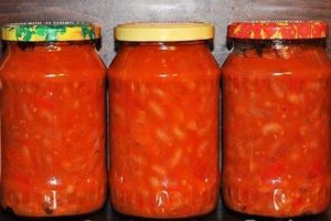 Recipes for canning beans in tomato for the winter as in the store