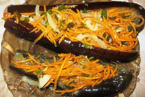 eggplant with carrots