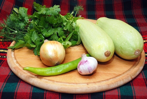 zucchini dengan bawang putih