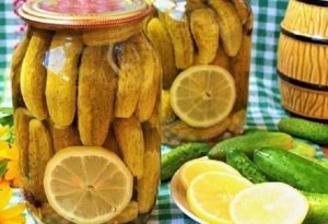 Recettes pour mariner les concombres au citron pour l'hiver