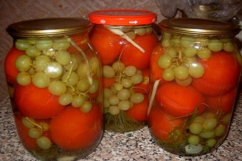 tomates fermées