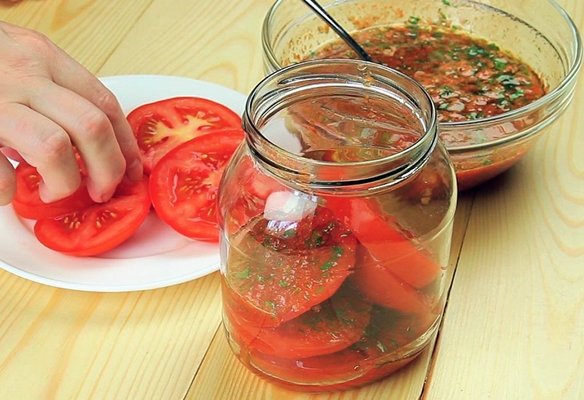 processus de cuisson de la tomate coréenne