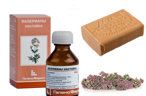 valerian with soap