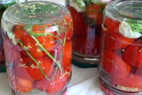 tomatoes with citric acid on the table