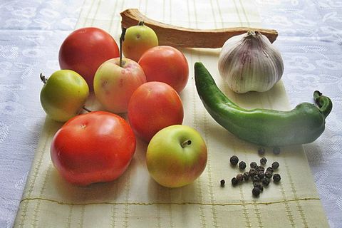 Recipes for canning tomatoes with apples for the winter you will lick your fingers