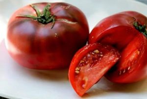 Characteristics and description of the variety of tomato Black Crimea