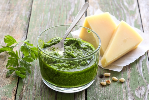 pesto in a bowl